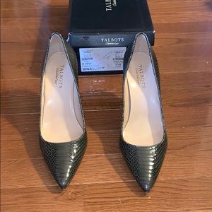 Talbots Forest Night Heels